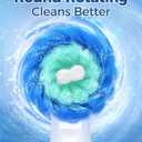 TEETHEORY Rotating Electric Toothbrush for Adults with 8 Brush Heads, Deep Clean Rechargeable Electric Toothbrush with 4 Modes and 2 Min Smart Timer, Last 30 Days and IPX7 Waterproof Blue