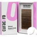 Curacoro Brown Super Mink Lashes Extensions - Multi Selections from 0.03 to 0.07, C CC D Curl, 7-15mm Length Mixed Tray Silk Eyelashes, Individual Eyelash Extensions (7mm-15mm)