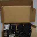 Perfect Curve CapRack | Over-The-Door Hat Organizer for Baseball Caps | 2 Straps, Holds 18-36 Adjustable Caps | Black