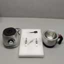 Electric Spice and Nut Grinders - 3 Stainless Steel Blades, 1 Filter, 1 Brush - 500W Grinder for Kitchen Dry Use (Black)