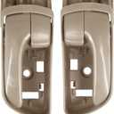 A Set of Inside Interior Door Handles Compatible with Sienna 2004-2010 Replaces 69206-AE010 FL, 69205-AE010 FR (Beige)