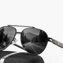 Polarized Aviator Sunglasses for Men Women- Fashion Shades Retro Sun Glasses Driving Fishing Golf UV Protection
