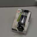 Casabella Sink Sider Solo Kitchen Soap Pump and Sponge Caddy, Black/Chrome - 2-in-1 Soap and Sponge Caddy, One-Hand Soap Dispensing, Ergonomic Design, Easy to Refill and Clean, Efficient Size