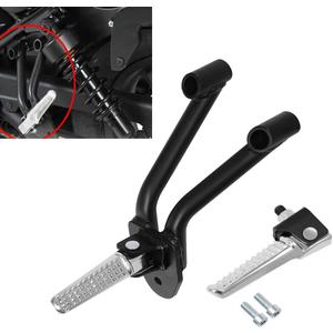 Motorcycle Rear Passenger Footrest Rear Folding Foot Pegs Pedal Kit for Rebel CMX 500 300 2017-2021 2017 2018 2019 2020 2021 2022