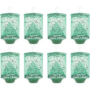 Fly Trap Indoor and Outdoor, 8 Pack Reusable Hanging Fly Killer, Pest Control, Fly Traps for Ranch,Family Farms, Park, Restaurants