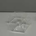 Zonon Acrylic Pen Holder Pencil Organizer 360 Degree Rotating Art Pencil Holder Organizer with 7 Compartments Acrylic Hexagon Pen Cup for Home Office Supplies(Clear)