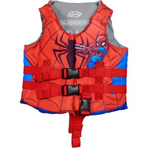 SwimWays Marvel Swim Trainer Life Jacket, US Coast Guard Approved Life Vest Kids Swim Vest, Pool Floats & Life Jackets for Kids 33-55 lbs, Spidey