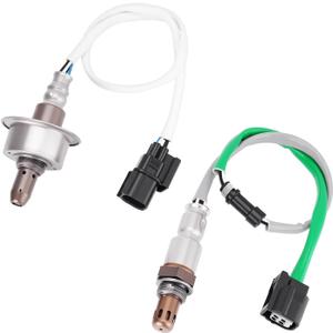 2Pcs Upstream Downstream Oxygen Sensor O2 Sensor Compatible with Honda 2012-2019 CR-V 2013-2017 Accord 2.4L Replace# 234-9131 234-4980 36531-5A2-A01 36532-5LA-A01
