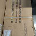 10x12 FT Outdoor Storage Shed,Large Metal Garden Shed with Double Door and Two Windows Waterproof Tool Shed for Backyard Patio Lawn Poolside,Grey