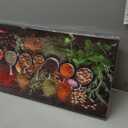 Large Colorful Kitchen Wall Art Spices Herb Food Picture for Dining Room Wall Decor Seasoning Herb Spoon Canvas Prints Poster Vintage Modern Family Bar Painting Artwork Home Decorations 14x48 (Spice02)