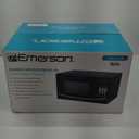 Emerson MW9255B Countertop Microwave Oven, 6 Pre-Programmed Settings, Removable Glass Turntable and Child Safety Lock, 0.9 Cu ft, 900W, Black