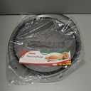 RavisingRidge Pizza Pan - 14 Inch Nonstick Pizza Pan for Oven with Widen Handles for Cooking, Baking, and Grilling - Durable, Even Heating, Long-Lasting Kitchen Cookware (1, Black)