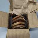 Samhita Acacia Wood Heart Shape Coaster Set of 4 with Iron Holder for Coffee Table Dcor Housewarming Gift New Home Kitchen Dcor