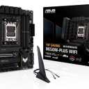 ASUS TUF Gaming B650M-PLUS WiFi AMD B650 AM5 Ryzen Desktop 9000 8000 and 7000 ATX Motherboard, 14 Power Stages, PCIe 5.0 M.2, DDR5 Memory, 2.5 Gb Ethernet, USB4 Support Aura Sync