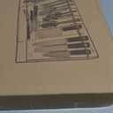 IEEK Kitchen Drawer Organizer for Cutlery and Utensils,Adjustable Silverware Drawer Organizer Tray,Kitchen Storage Divider for Spatula Tools,Gadgets,Forks,Knives,Spoons and Chopsticks,Black-L