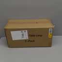 Set of 2 Industrial Touch Control Table Lamps with USB C+A Ports and AC Outlet - 3-Way Dimmable Black Bedside Lamps Nightstand Desk Lamps for Bedroom Living Room, Glass Shade & 2 LED Bulbs Included