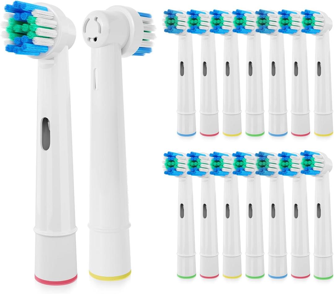 16 Pcs Replacement Toothbrush Heads Compatible with Oral B Braun, Electric Toothbrush Heads Refill for Oral-B 7000/Pro 1000/9600/ 500/3000/8000