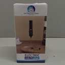 Rechargeable Milk Frother, 3 Speed Frother Wand Handheld Foam Maker with 2-layer Stainless Steel Whisk for Making Cappuccinos, Lattes, Bulletproof Coffee, Keto Drinks, Protein Shakes, and Matcha (Black)