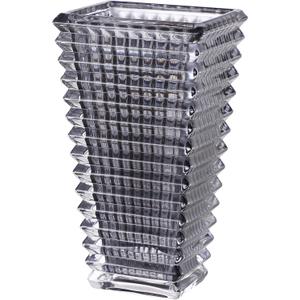 Crystal Vase, Large Crystal Vases for Flowers, Black Large Flower Vase, Modern Glass Vases for Living Room, Bedroom, Kitchen, Dining Table, Mantle, Wedding, 9 Inches, 2 Pack