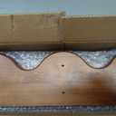 3-Tier Wood Floating Wall Shelf, Wall Mounted Shelves Bedroom & Living Room, 17.3 x 4.7x 12.2 inches