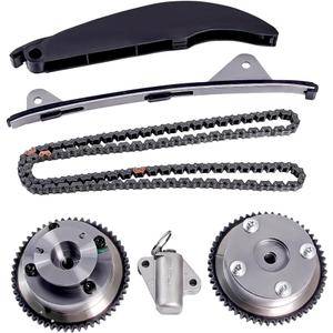 Timing Chain Kit 24321-2E000, Compatible with Kia Soul 2.0L 2012-2013/Hyundai Elantra 1.8L 2011-2014, w/Intake & Exhaust VVT Gear Sprocket 243502E001+243702E000, Timing Chain Tensioner&Guide