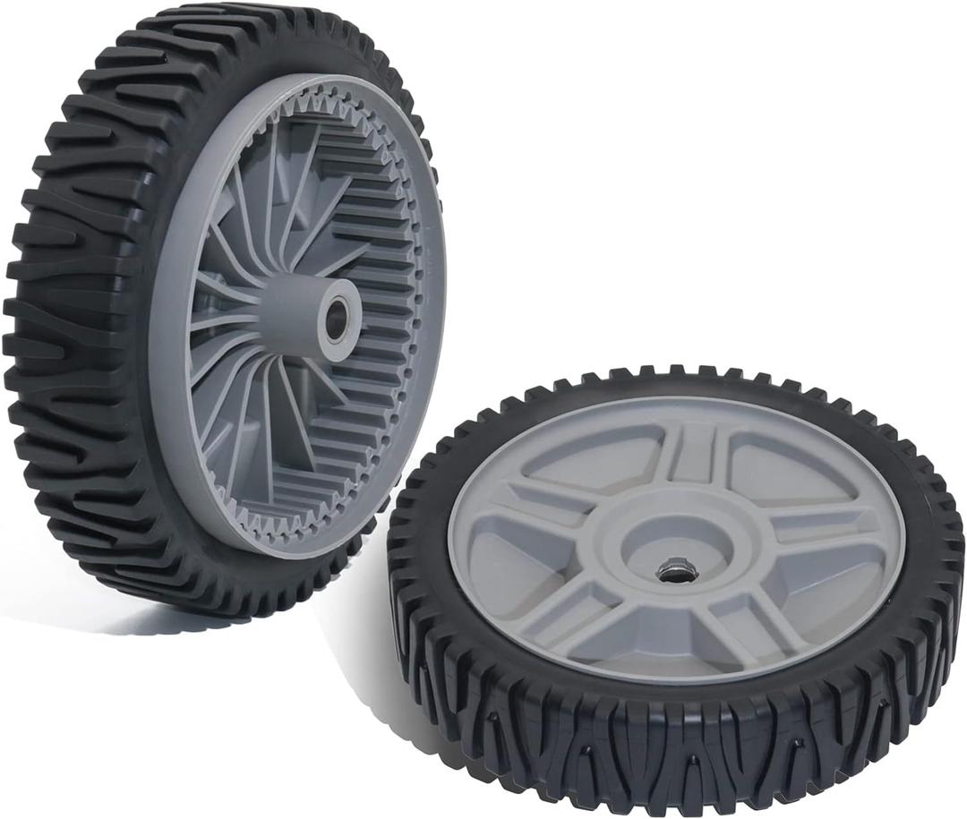 CheeMuii 193912X460 Lawn Mower Wheel 2 Pcs 8" Push Mower Front Drive Wheels Replace for Hu sqvarna AYP 581009202 193912X460 Replace for Craftsman 917376161