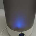 Homvana Humidifiers for Bedroom Home, 3.6 L Cool Mist Top-Fill 34H Super Long Time, Quiet 23dB, Baby Humidifier, Oil Diffuser for Large Room, House, Plant, Nursery, Office, BPA FREE, Ultrasonic (Grey)