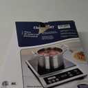 ChangBERT Induction Cooktop, Commercial Grade Portable Cooker, Large 8 Heating Coil, Premium Stainless Steel Countertop Burner with NSF Certified, 10 Hours Timer Powerful 1800W Professional Hot Plate