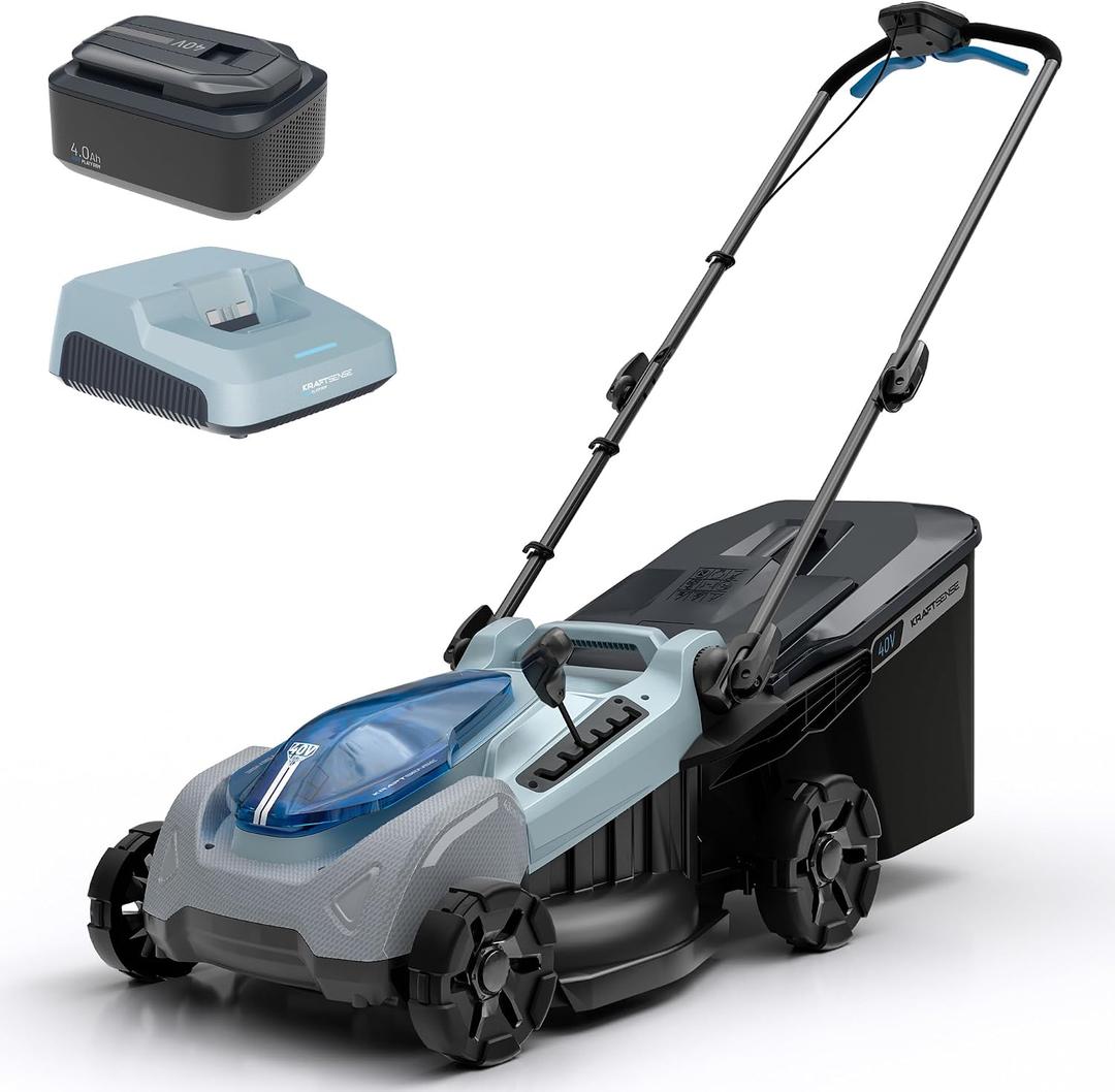 18-Inch 40V Max Brushless Cordless Push Lawn Mower
Includes 40V Max 4.0Ah battery and charger, 148Wh Total Energy for Fewer Charging Interruptions during Routine Yard Care