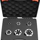 NPT Pipe Die Set 6 Piece Die Set Carbon Steel 1/8"-27 1/4"-18 3/8"-18 1/2"-14 3/4"-14 1"-11 1/2