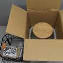 Mustry Glass Drink Dispenser for Parties, 1 Gallon Beverage Dispenser with Stand and Spigot Solid Stainless Steel, Used as Lemonade Dispenser Sun Tea Jar Kombucha Jar