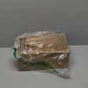 PROLAND Recycled Wicker Storage Basket, Paper Rope Storage Baskets for Organizing Container Bins for Shelves Cupboards Drawer, Small Woven Basket Set of 4 (Middle, Milky)
