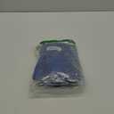 Smiry Rectangle Picnic Table Cloth, Waterproof Elastic Fitted Tablecloths for 6 Foot Tables, Washable Polyester Table Cover for Camping, Indoor and Outdoor (Blue, 30"x72")