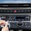 2PCS Car Screen Protector for 2025 2024 2025 2023 Hyundai Palisade AC(SEL/XRT/Limited) Accessories Center Air Conditioner Nano Touchscreen Protector Film HD Clear Anti-Glare