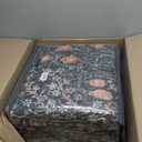 Vintage Washable Dark Green 10x14 Rug for Living Room - Extra Large Area Rug for Dining Room Under Table, Soft Low Pile Carpet for Bedroom - Vintage Floral Design Non-Slip (10x14 Dark Green)