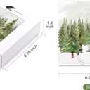 WRAPAHOLIC 50Pcs Christmas Paper Napkins - Winter Watercolor Pine Forest Elk 3-Ply Disposable Luncheon Napkin for Christmas Party Supplies Tableware, Xmas Holiday - 6. 5 x 6.5 In