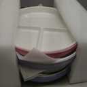 Elk and Friends Kids 7.8” Porcelain White Plates with Silicone Sleeves | Divided Plates | Suitable for Kids/Toddlers | Microwave & Dishwasher Safe | Non Slip | Snack Dishes…