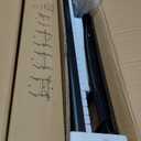 61 Key Keyboard Piano, Portable Electric Piano Keyboard w/LCD Screen, Built-In Speakers, Headphones, Stand, Stool, Music Rest, Microphone, 300 Timbres, 300 Rhythms