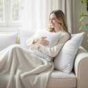 18x18 Inch Pillows Inserts, Down Alternative Virgin Filling Comfy Support Throw Pillows for Sofa Couch Bed