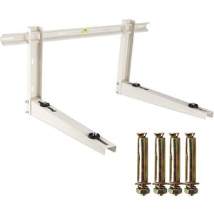 WeCooper Heavy Duty Mini Split Wall Mounting Bracket,Outdoor Air Conditioner Mount Condenser Bracket for 9000-36000BTU Universal Ductless Heat Pump,Compressors & HVAC Systems