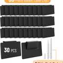 2 x Mr. Pen- Basket Labels Clip On Set, 32 pcs, 30 Removable Bin Labels Clip On with 2 Chalk Markers