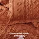 Bedsure Boho Bedding Set Queen, Bedroom Decor Comforter Set Terracotta