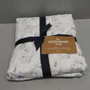 Eddie Bauer - Twin XL Sheet Set, Cotton Percale Bed Sheets, Crisp & Cool, Ideal Dorm Essentials (Animal Tracks White, Twin XL)