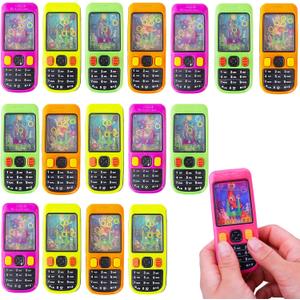 Handheld Water Game, 16 Pack Colorful Handheld Phone Game Water Ring Toss Goodie Bags Stuffers Return Gifts for Kids Birthday Classroom Prize Box Back to School Gift