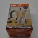 IMUSA 12cup Cast Aluminum Stovetop Coffeemaker (12 Cup, Silver)