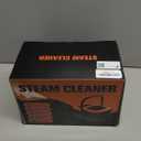 Steam Cleaner, Portable Steamer for Cleaning with 15pcs Accessories, 6-Level Adjustable, 15s Heat-Up, Handheld Steam Cleaner for Home, Tile, Grease, Dirt, Car Detailing, Christmas Gifts for Women, Men (Orange)