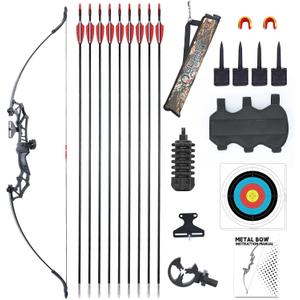LWANO Archery Recurve Bow and Arrow Set for Adults/Youth/Teens Beginners, 20lbs