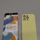 Magnetic for iPhone 14 Pro Case,Compatible with MagSafe,[Soft Anti-Scratch Microfiber Lining] Silicone Shockproof Protective Phone Case for Men Women Girls 6.1"-Cream Yellow