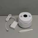 Dental Ultrasonic Retainer Cleaner Machine: 45kHz Dental Cleaning Pod with Digital Timer & 200ML, Deep Cleaning for Dentures, Mouth Guards, Aligners, Night Guards, Braces, Toothbrush Heads & Jewelry (White)