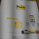 Post-It Table Easel Pad, 20 x 58.5 cm, 20-sheets/Pad, White with Primary Lines, 20 x 23 in
